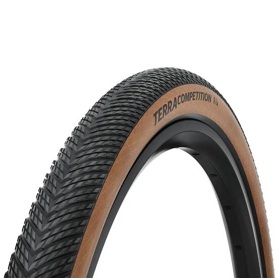 Pneu de vélo Continental Terra Competition Trail Grip Tubeless Noir/Transparent