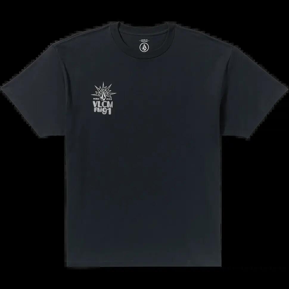 T-shirt Volcom Tune In Preto Antigo 6/7