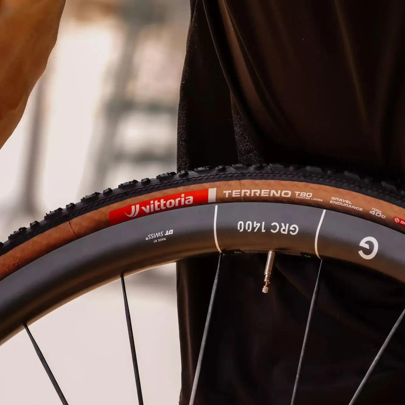 Vittoria Terreno T80 Grober, lockerer Kies Endurance 700 mm Gravel-Reifen Tubele 4/5