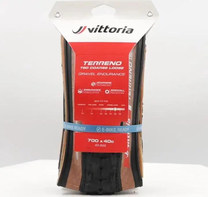 Vittoria Terreno T80 Grober, lockerer Kies Endurance 700 mm Gravel-Reifen Tubele 3/5