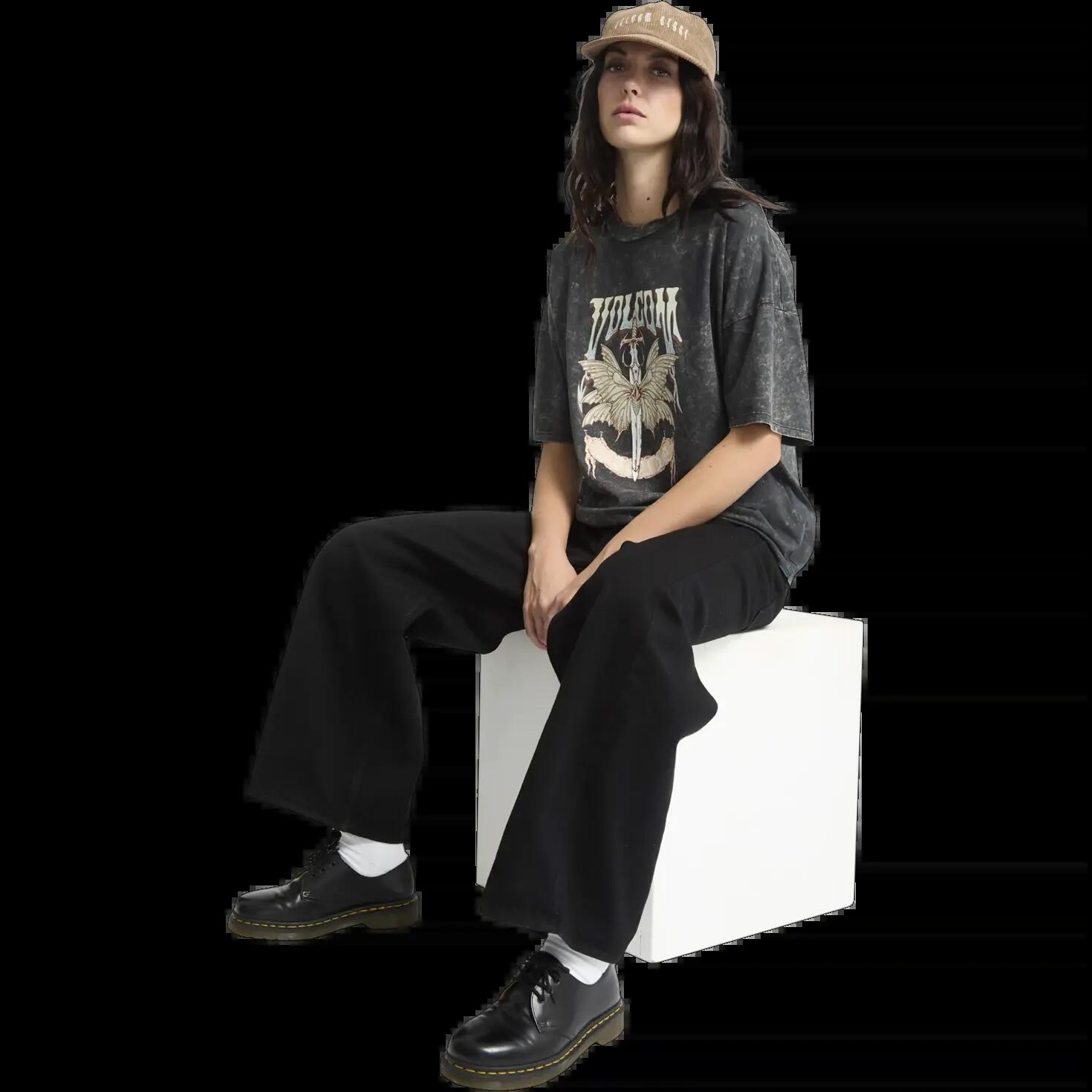 Camiseta Volcom Voltrip Negro Vintage 5/7