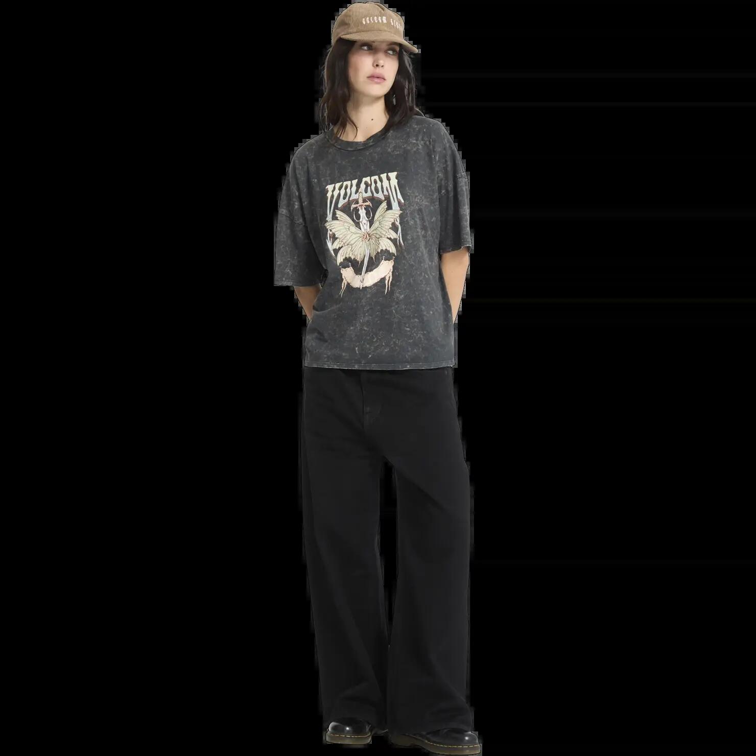 Camiseta Volcom Voltrip Negro Vintage 4/7