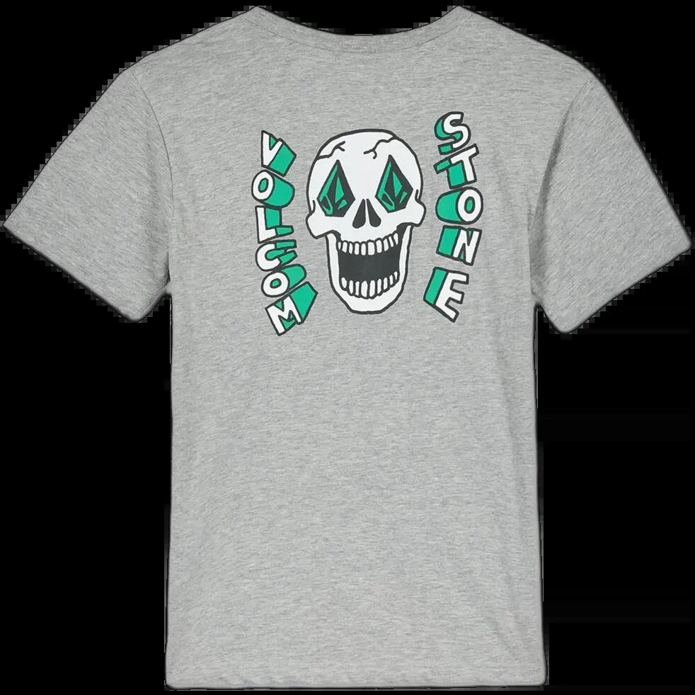 T-shirt Volcom Skeltone Preto Cinza 2/2