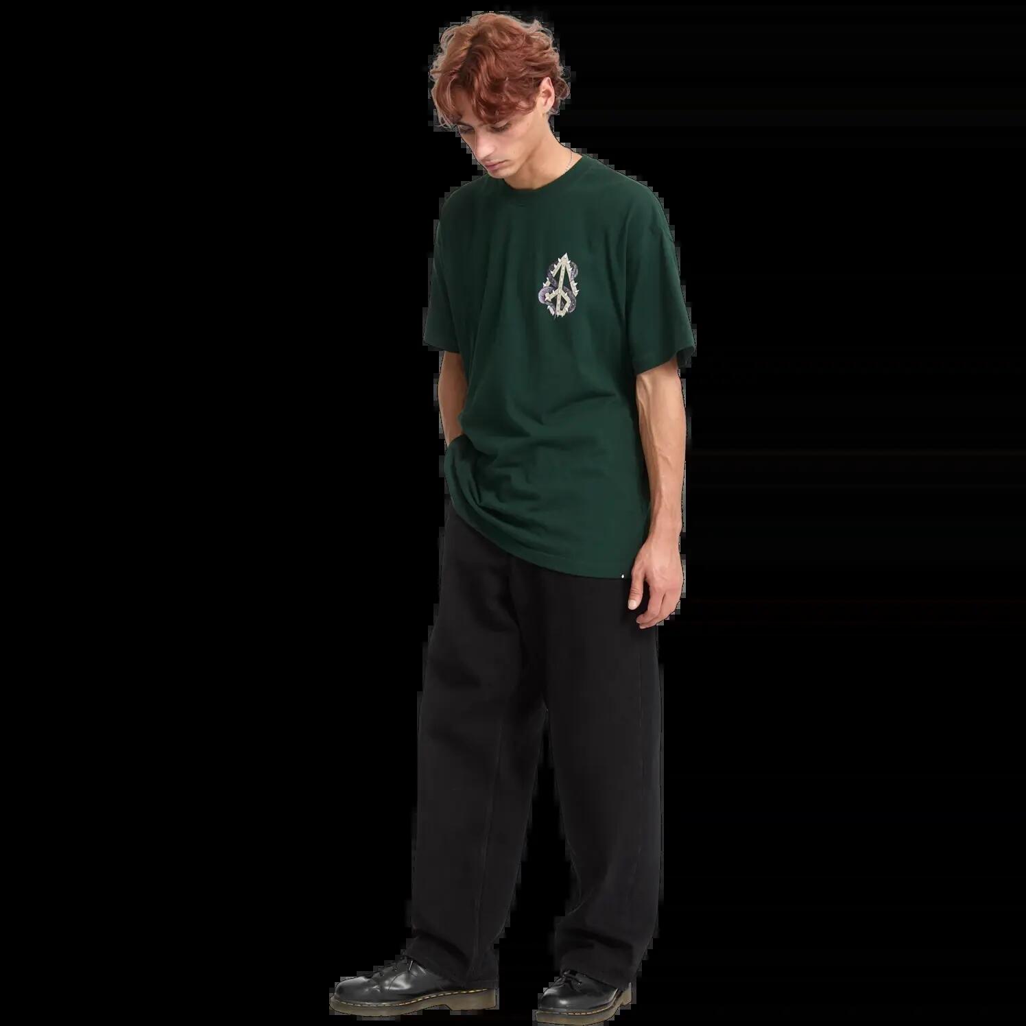 T-shirt Volcom Snake Peace Verde Esmeralda 6/6