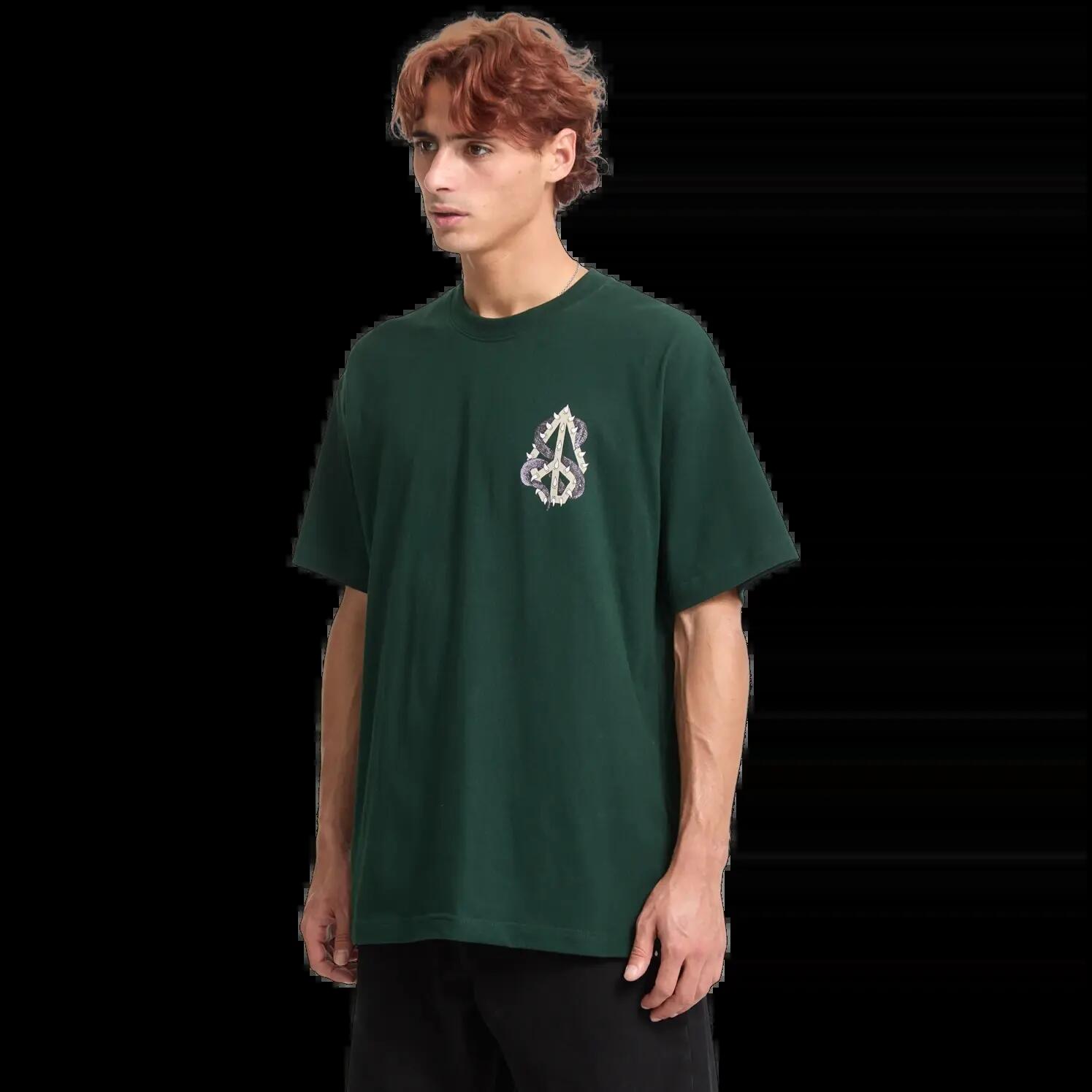 T-shirt Volcom Snake Peace Verde Esmeralda 5/6
