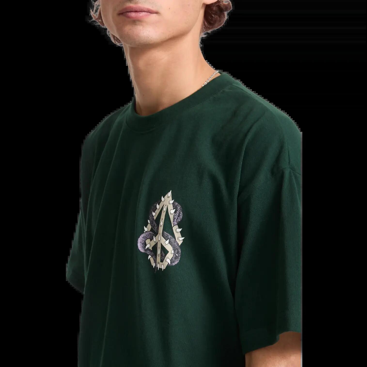 T-shirt Volcom Snake Peace Verde Esmeralda 4/6