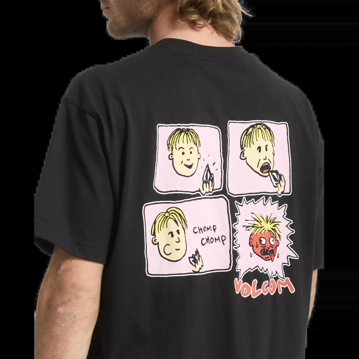 Camiseta Volcom Chomp Chomp Negro 6/8