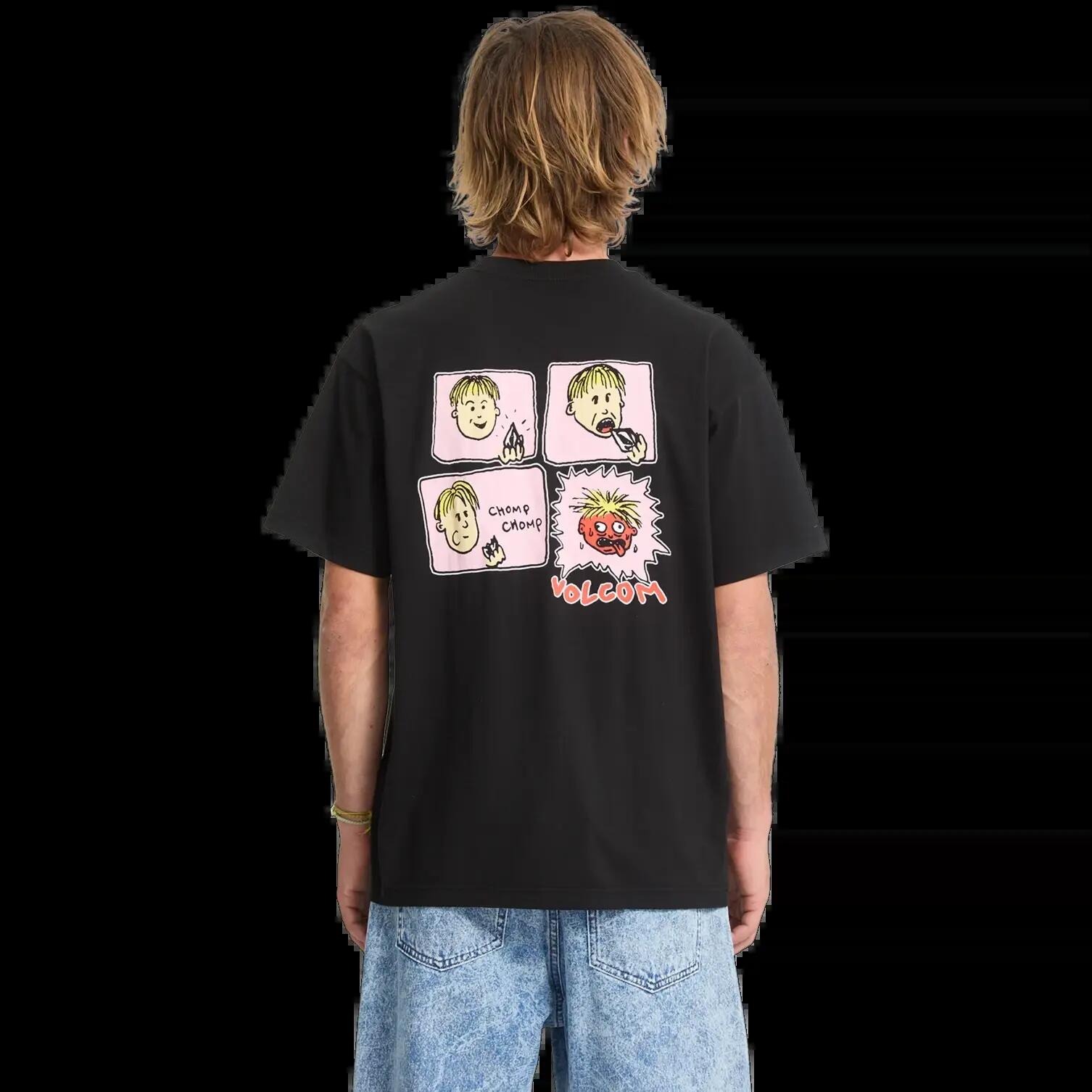 Camiseta Volcom Chomp Chomp Negro 2/8