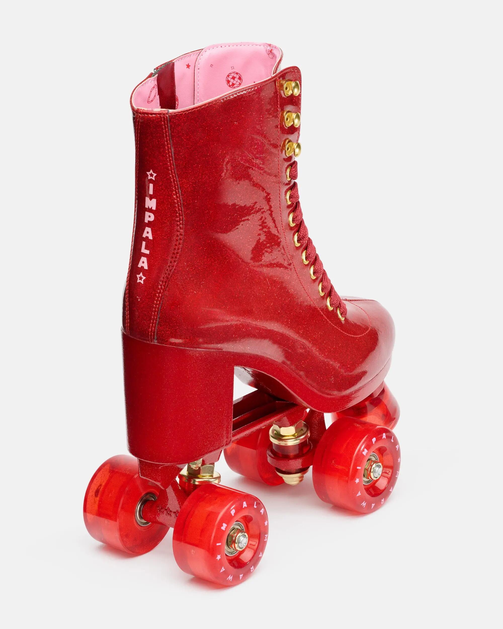 Pattini con tacco alto Impala Marawa - Marawa Red Glitter 3/6
