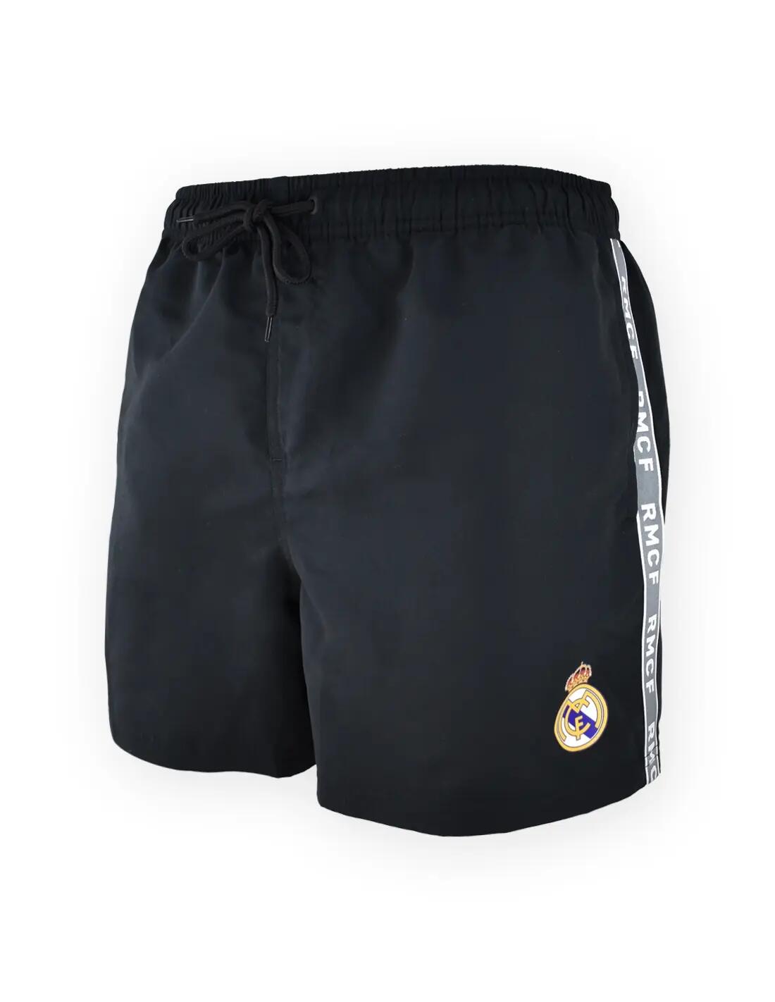 Șort de baie Real Madrid Black Crest - 2XL - Imagine 1