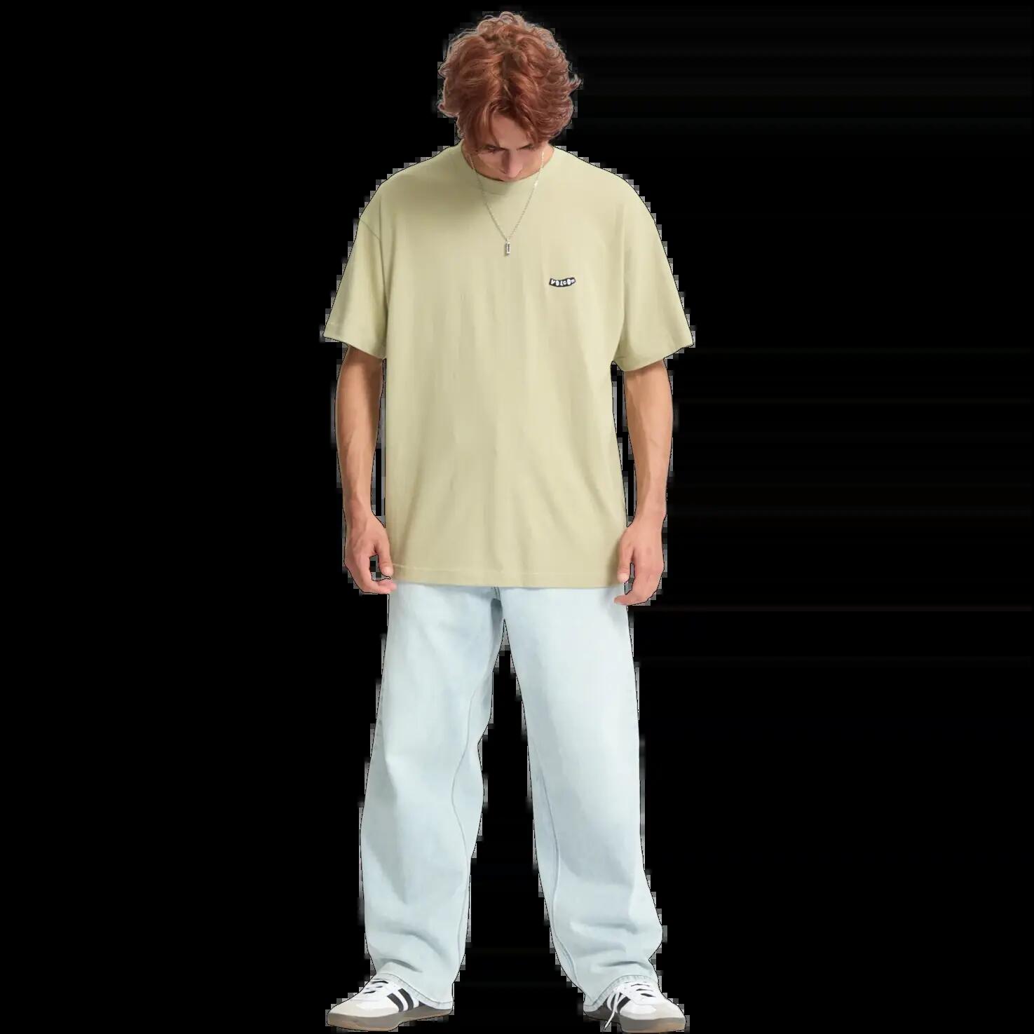 T-shirt Volcom Pistol Stone Vert Thé 4/8