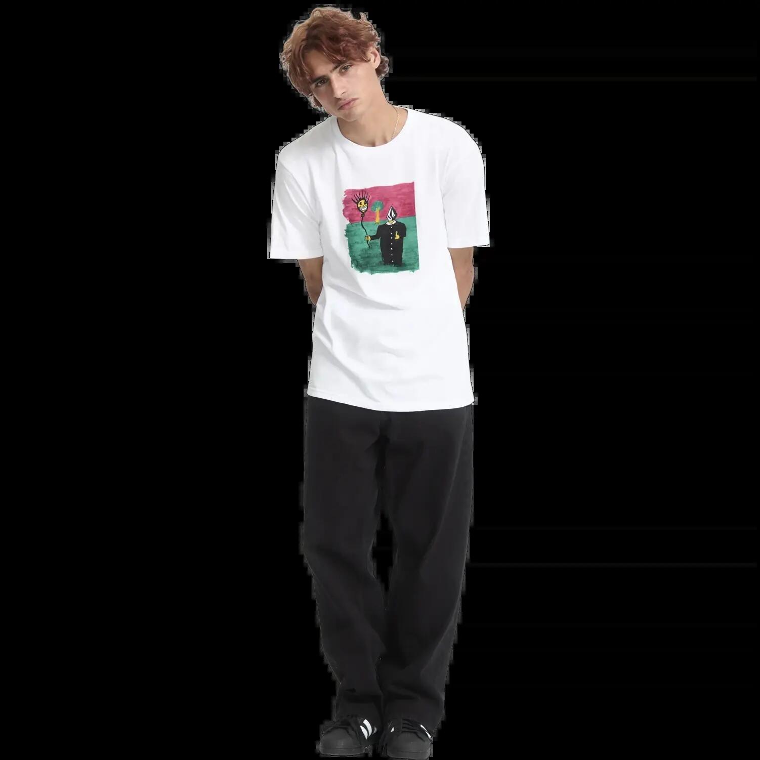 T-shirt Volcom Issam Branco Verde Sálvia 4/7
