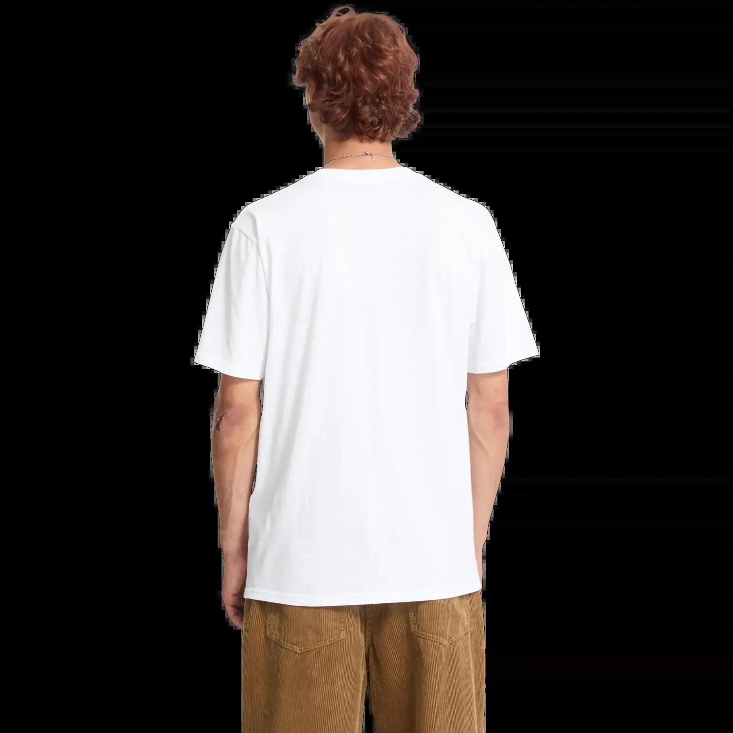 T-shirt Volcom Longo Cats Branco Preto 2/8