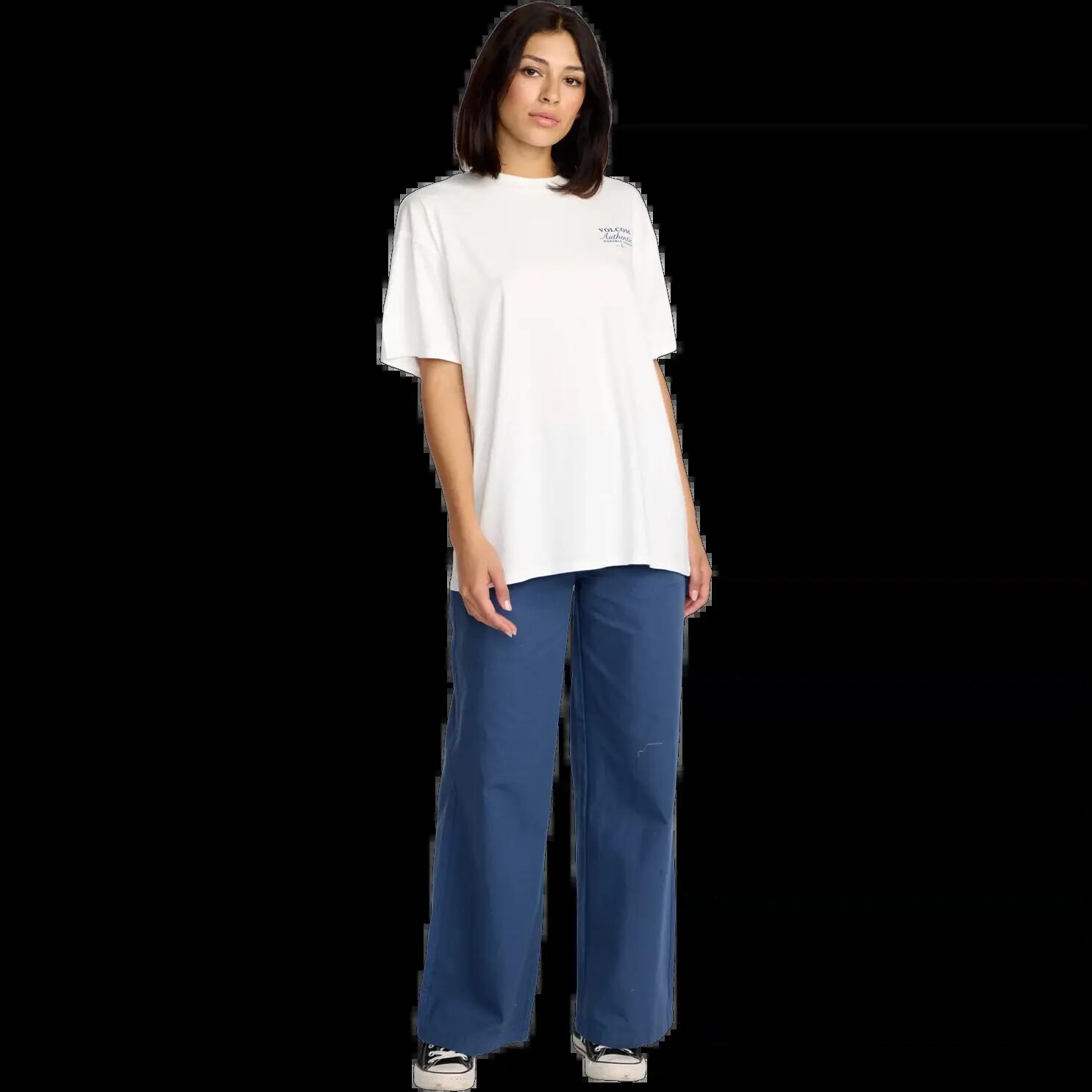 T-shirt Volcom Stones Throw Branco 5/5