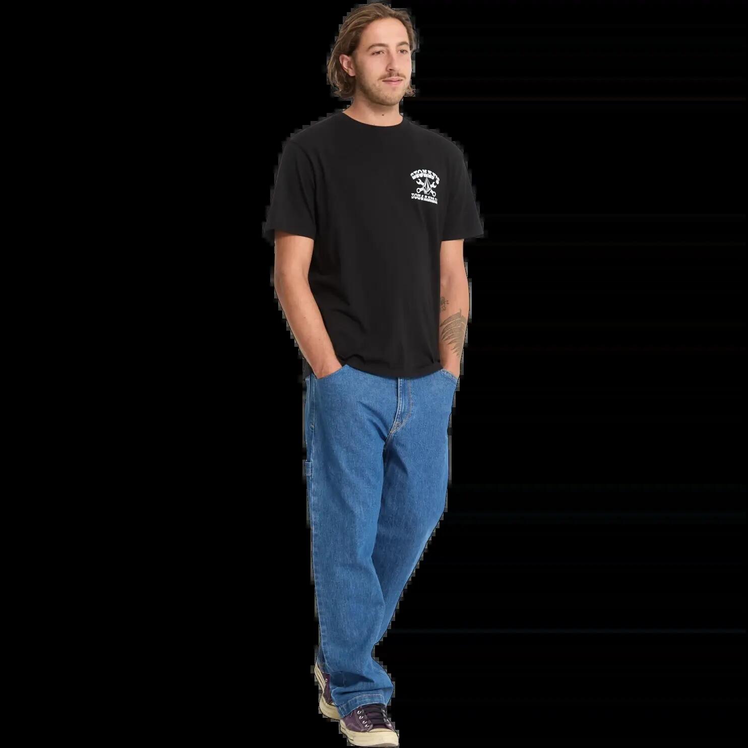 T-shirt Volcom Stoneys Noir 7/7