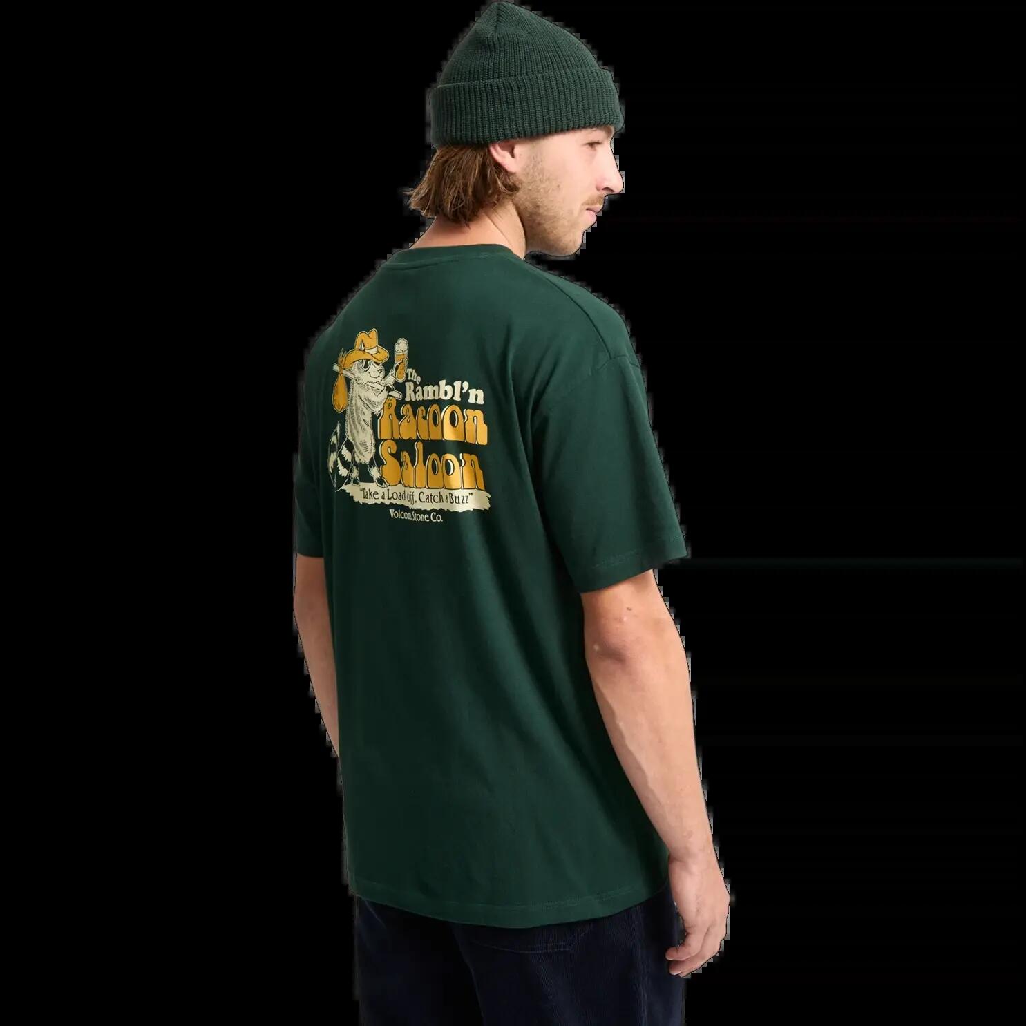 T-shirt Volcom Racoon Vert 6/7