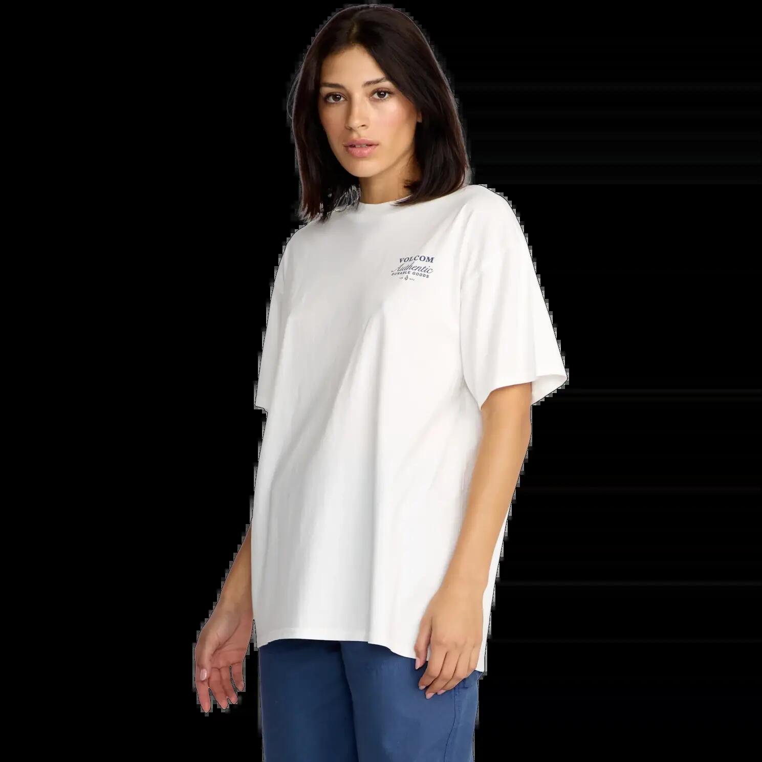 T-shirt Volcom Stones Throw Branco 3/5