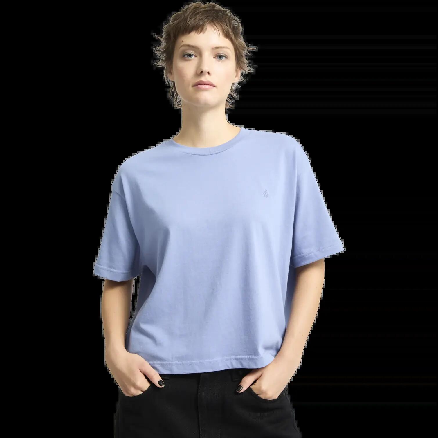 Camiseta Volcom Stone Blanks Up Azul Carolina 5/7
