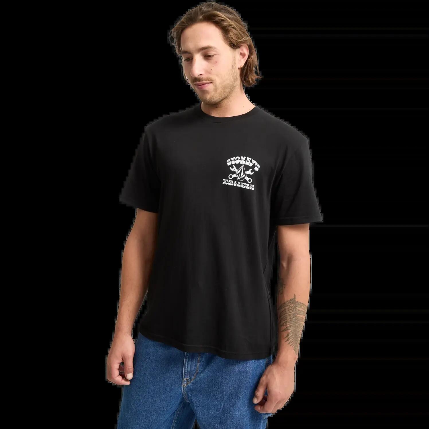 T-shirt Volcom Stoneys Noir 5/7