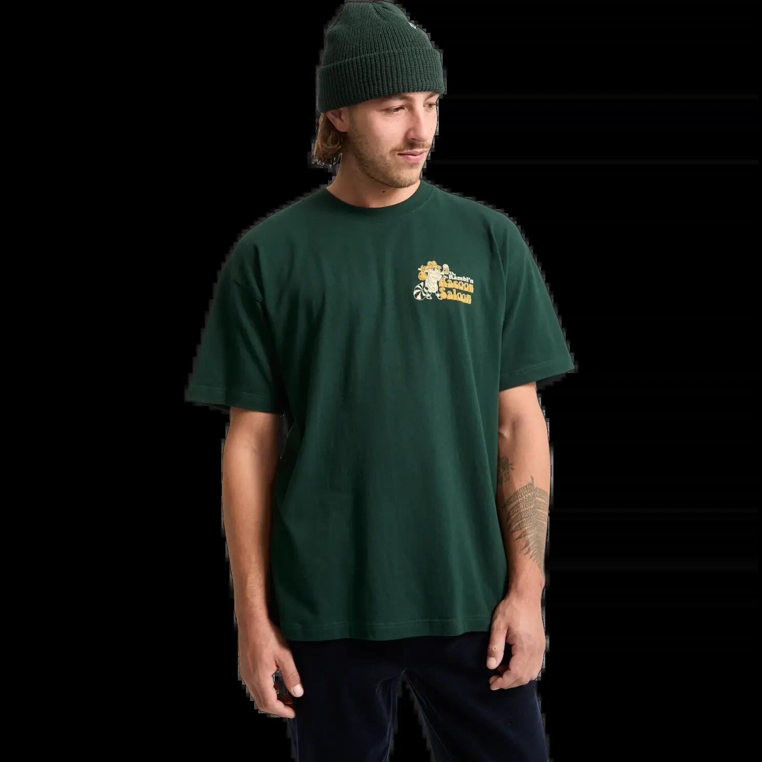T-shirt Volcom Racoon Vert 5/7