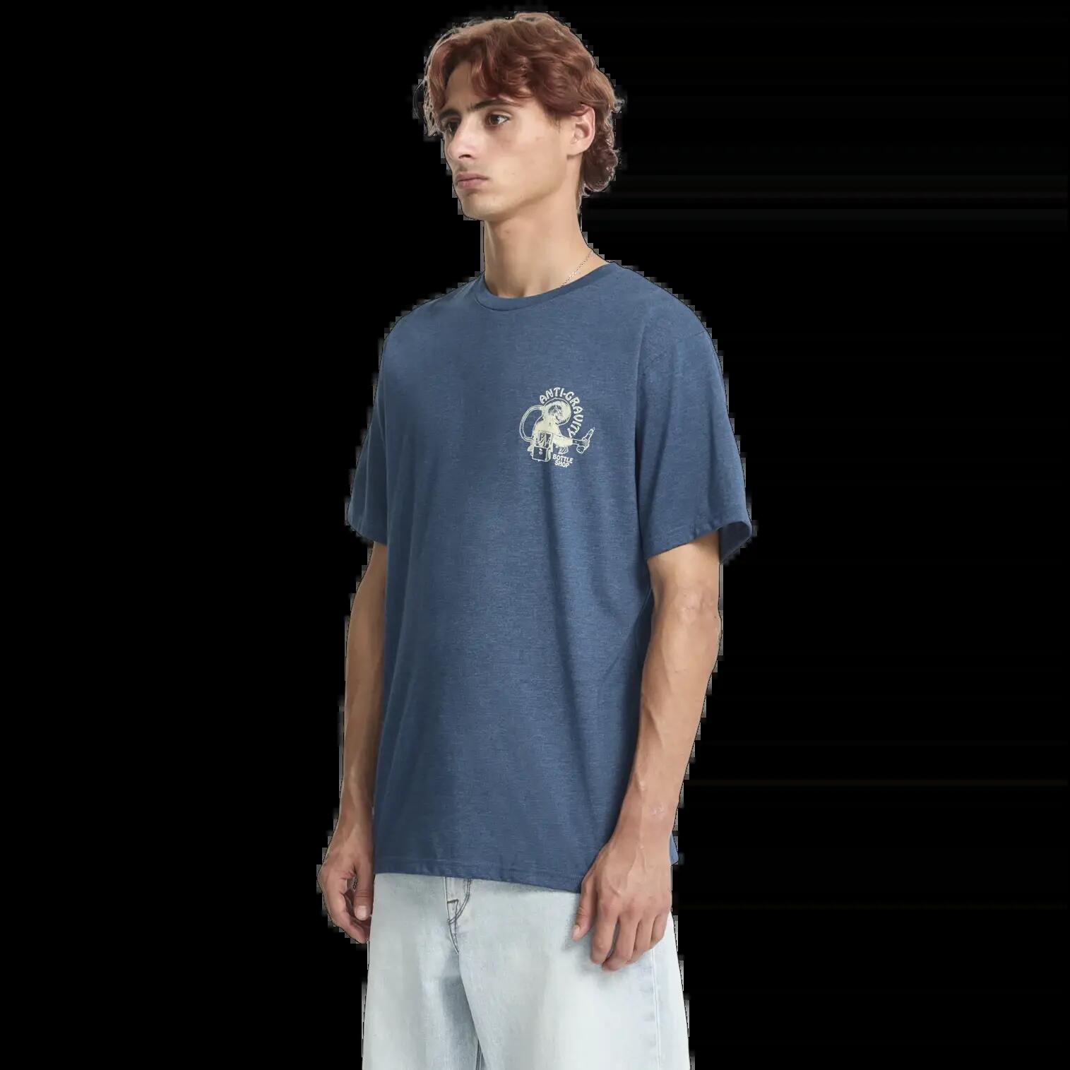 T-shirt Volcom Anti Gravity Azul Cósmico Preto 6/7