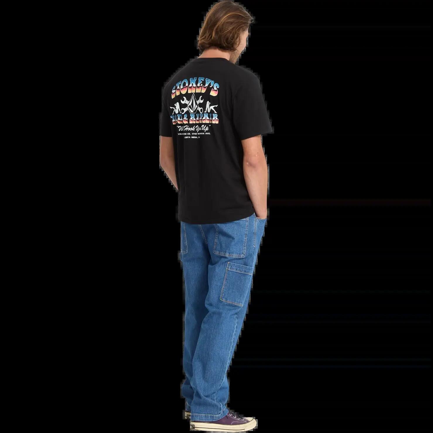 T-shirt Volcom Stoneys Noir 4/7