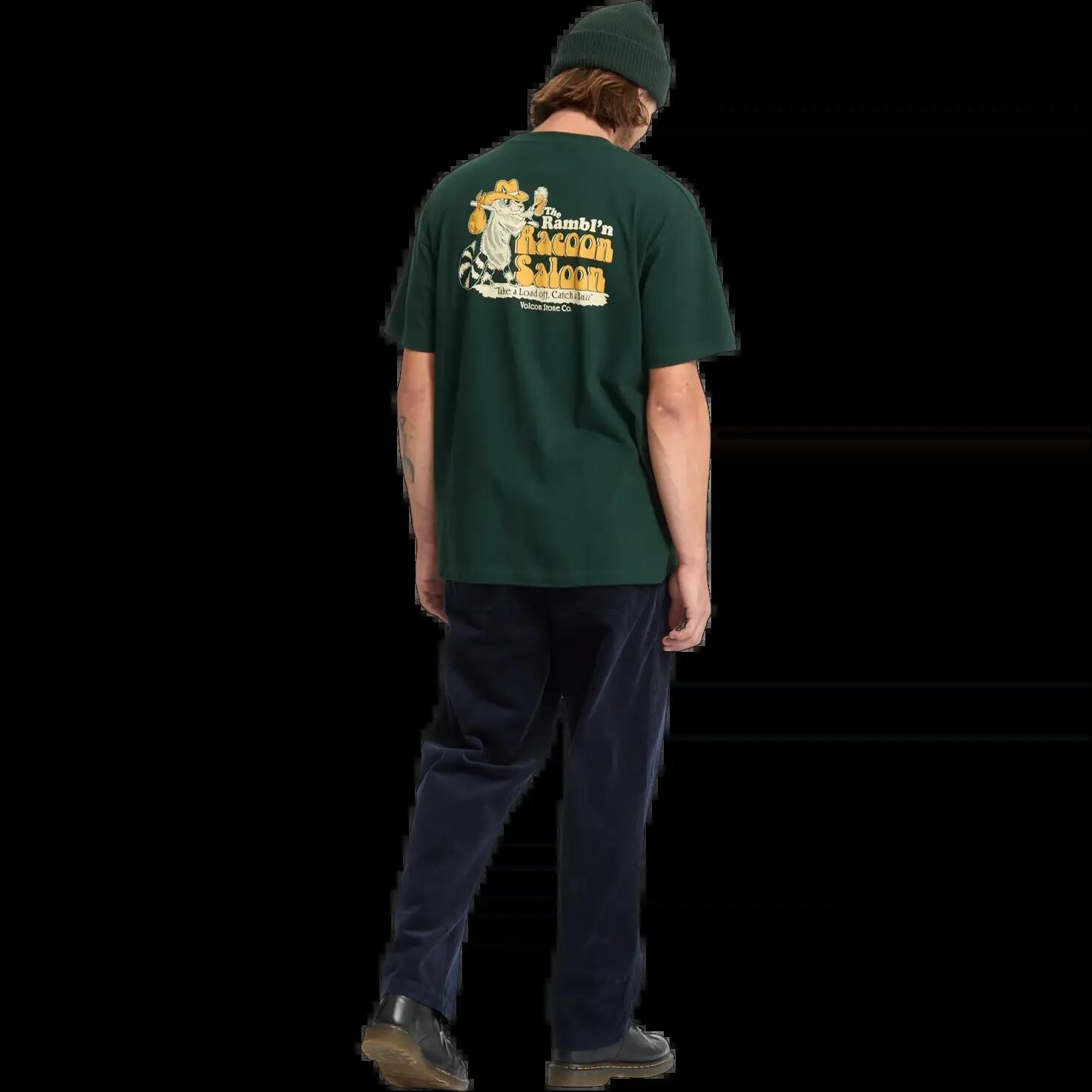 T-shirt Volcom Racoon Vert 4/7