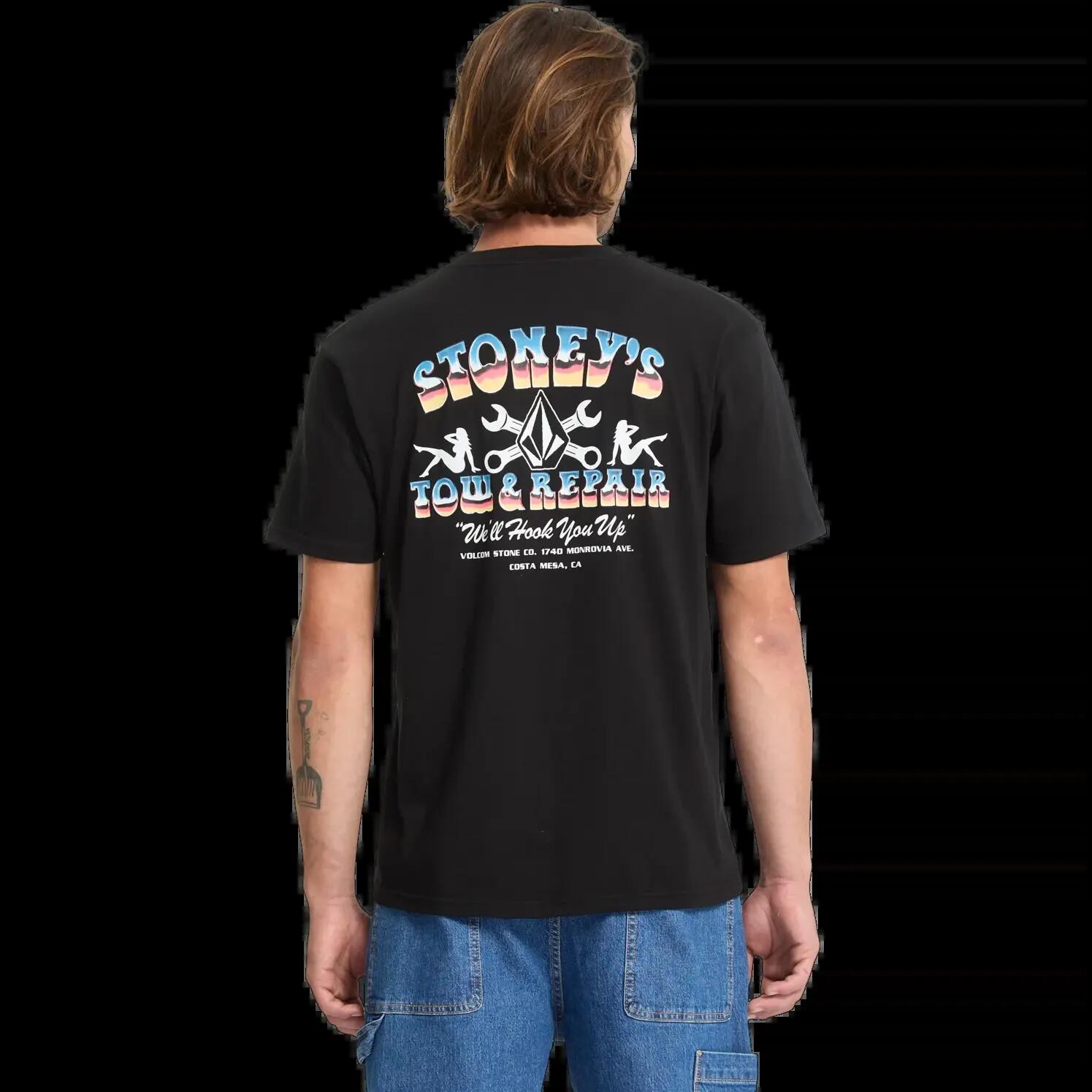 T-shirt Volcom Stoneys Noir 2/7