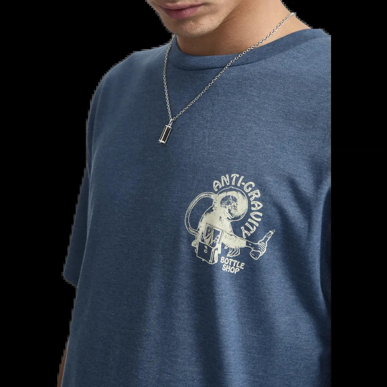 T-shirt Volcom Anti Gravity Azul Cósmico Preto 3/7