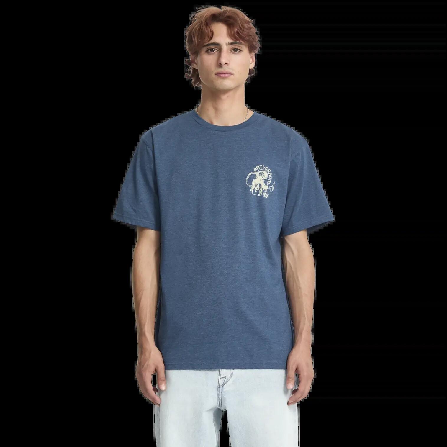 T-shirt Volcom Anti Gravity Azul Cósmico Preto 2/7