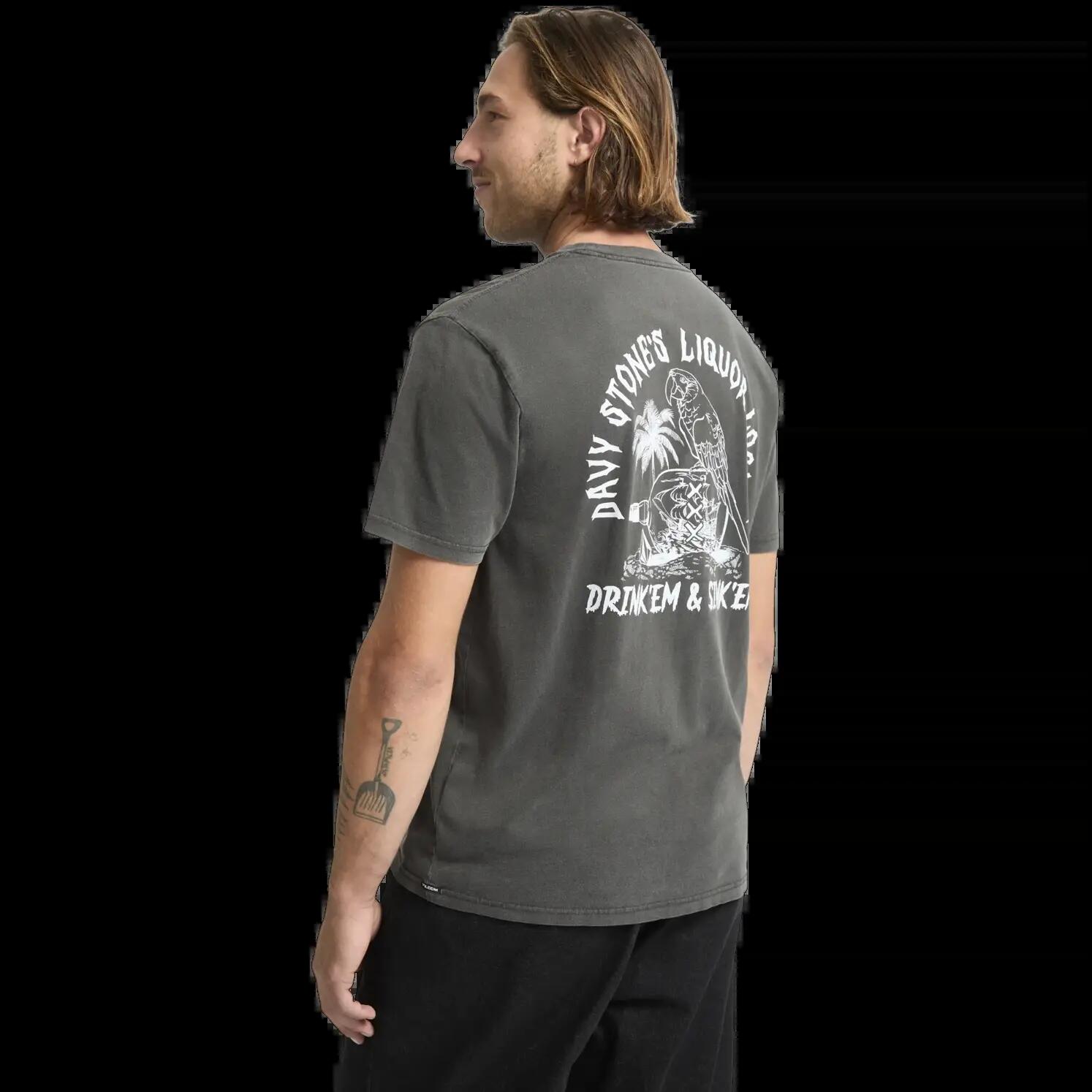 T-shirt Volcom Liquor Locker Preto Brindle 4/6