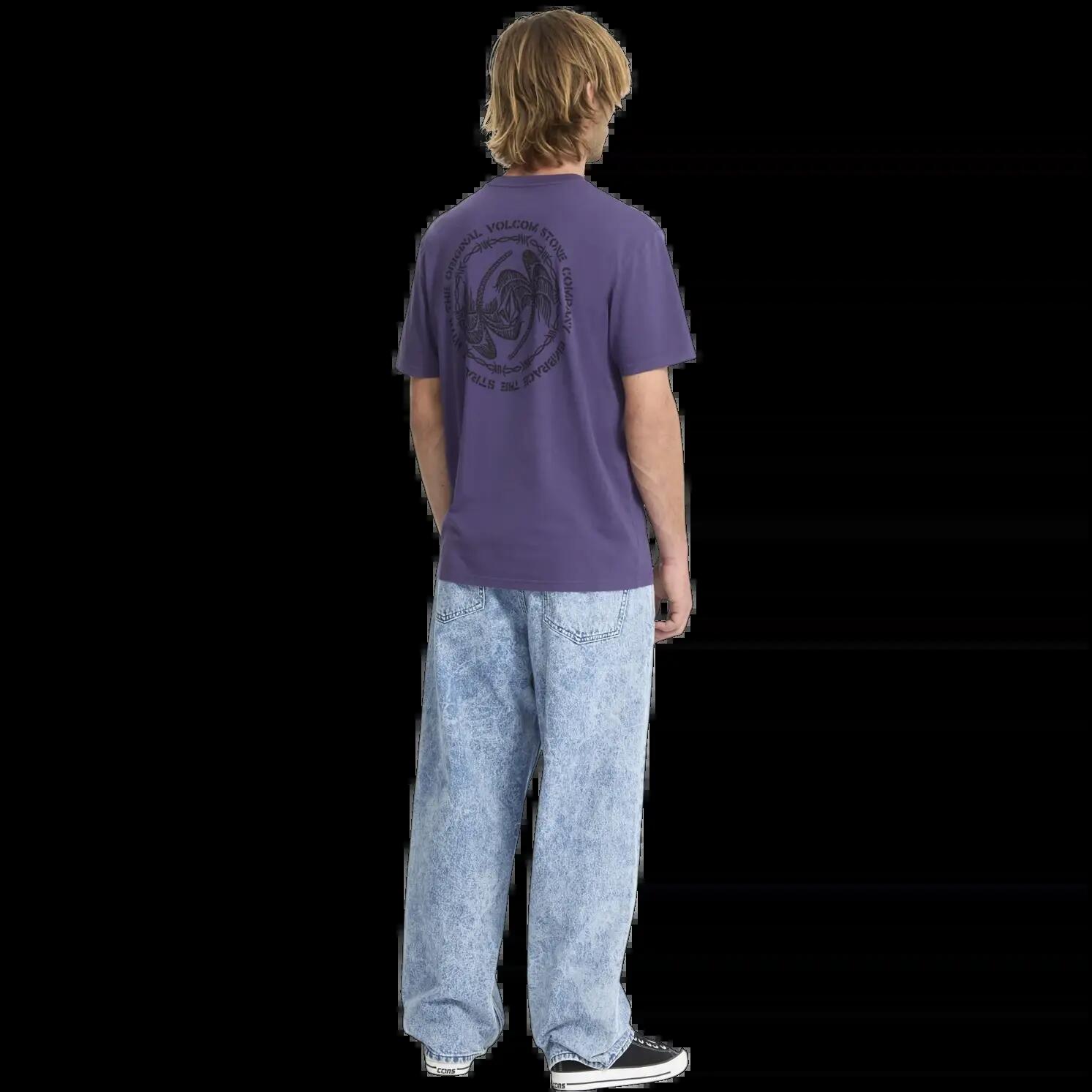 Volcom Circlepalm Maglietta Viola Scuro 4/7