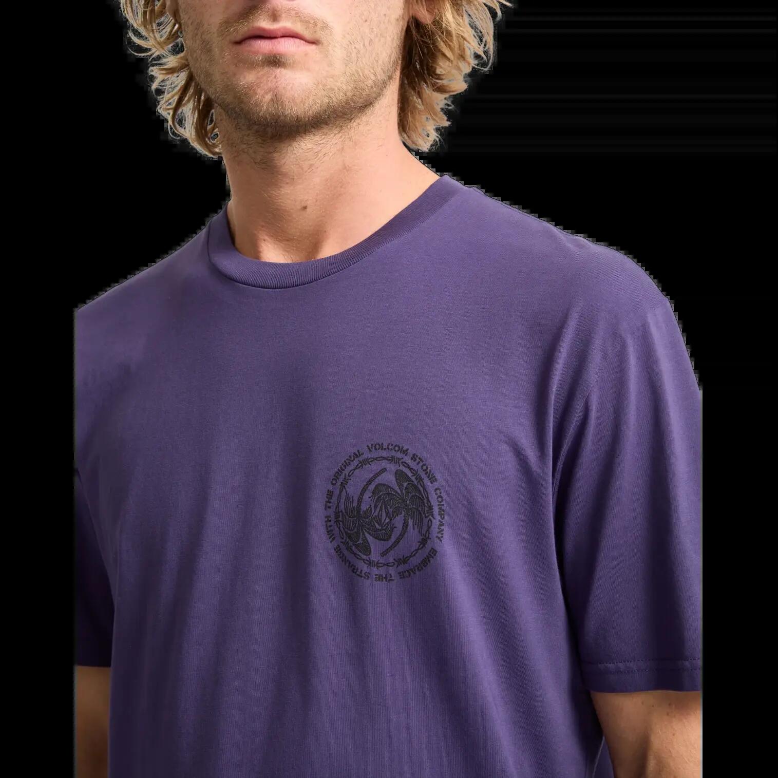 Volcom Circlepalm Maglietta Viola Scuro 3/7