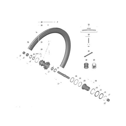 Moyeu de roue Shimano WH-R9270-C50-TU-R
