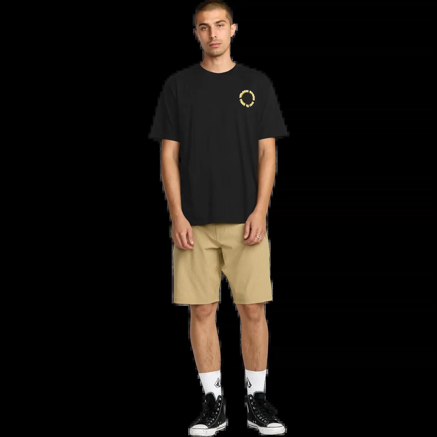 T-shirt Volcom Daylighter Preto 5/7