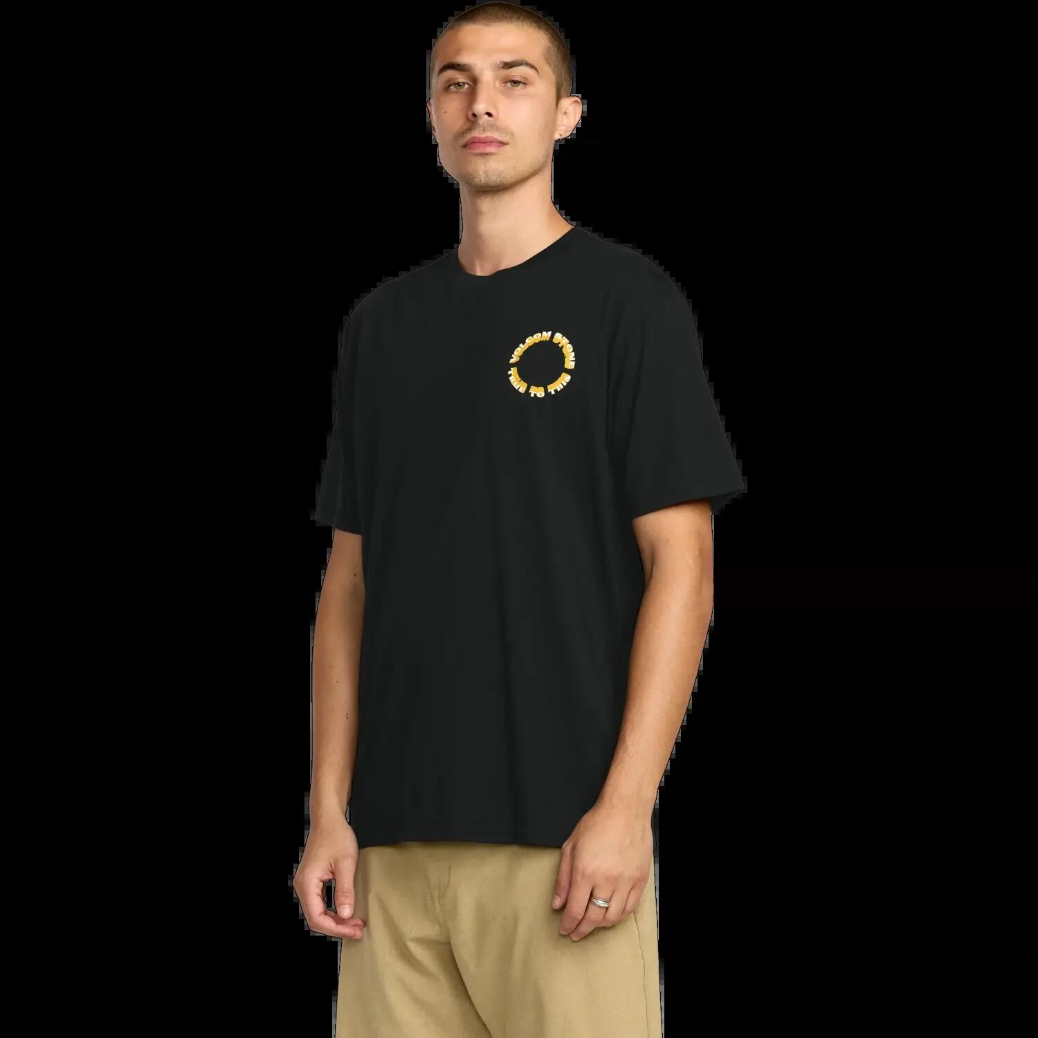 T-shirt Volcom Daylighter Preto 3/7