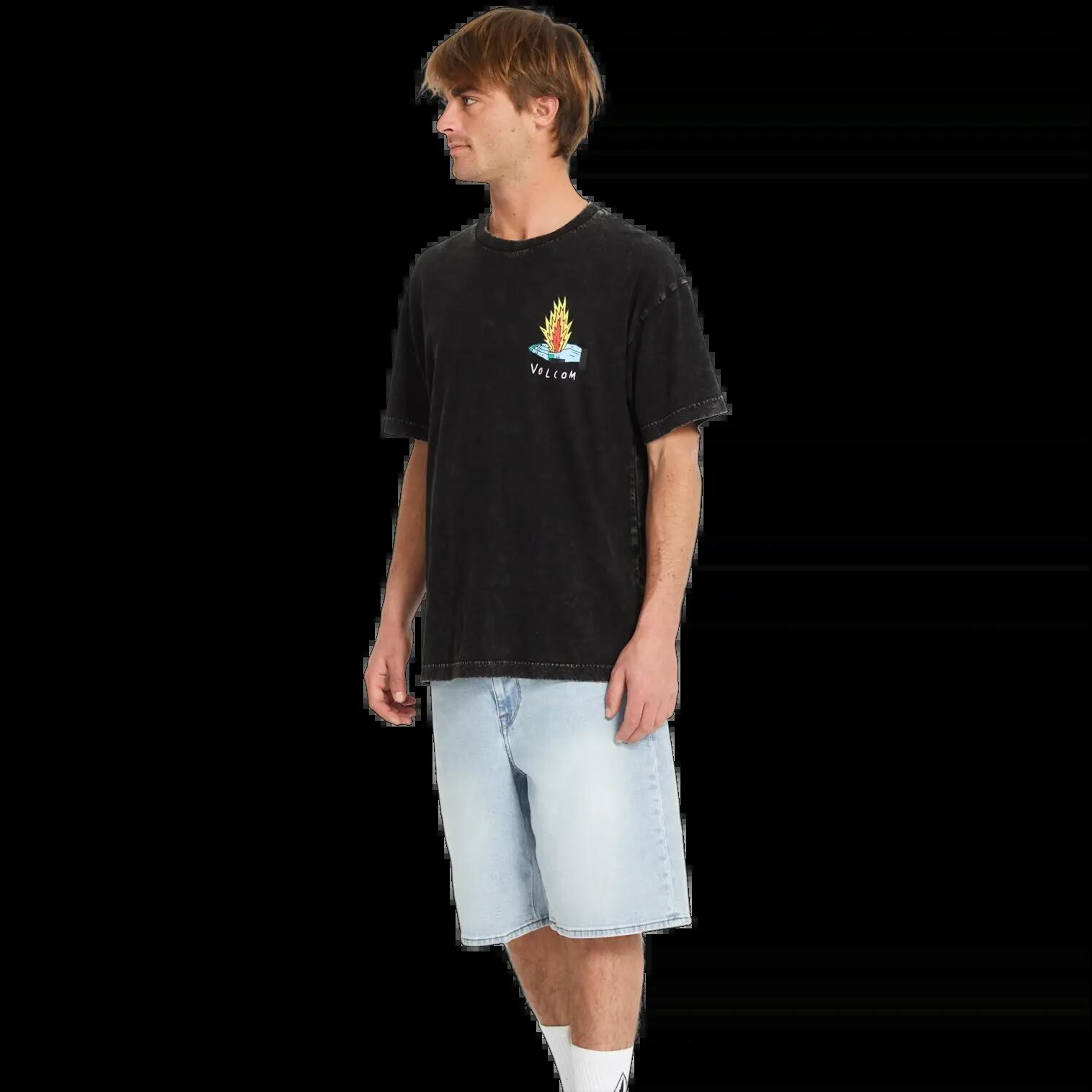 T-shirt Volcom Bob Mollema Preto Acido 3/3