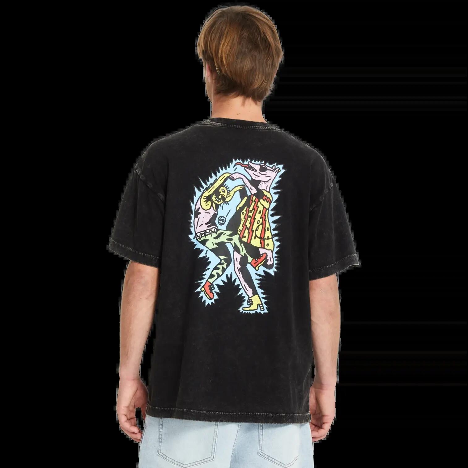 T-shirt Volcom Bob Mollema Preto Acido 2/3
