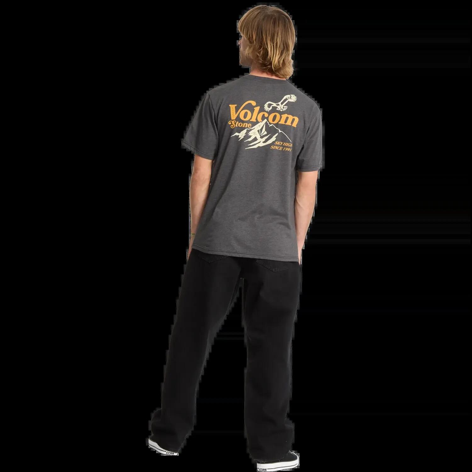 T-shirt Volcom Back Country Noir Gris 4/7