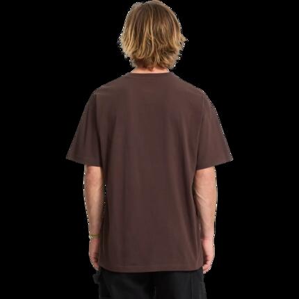 Camiseta Volcom Racoon Marrón Cacao Verde Scarab