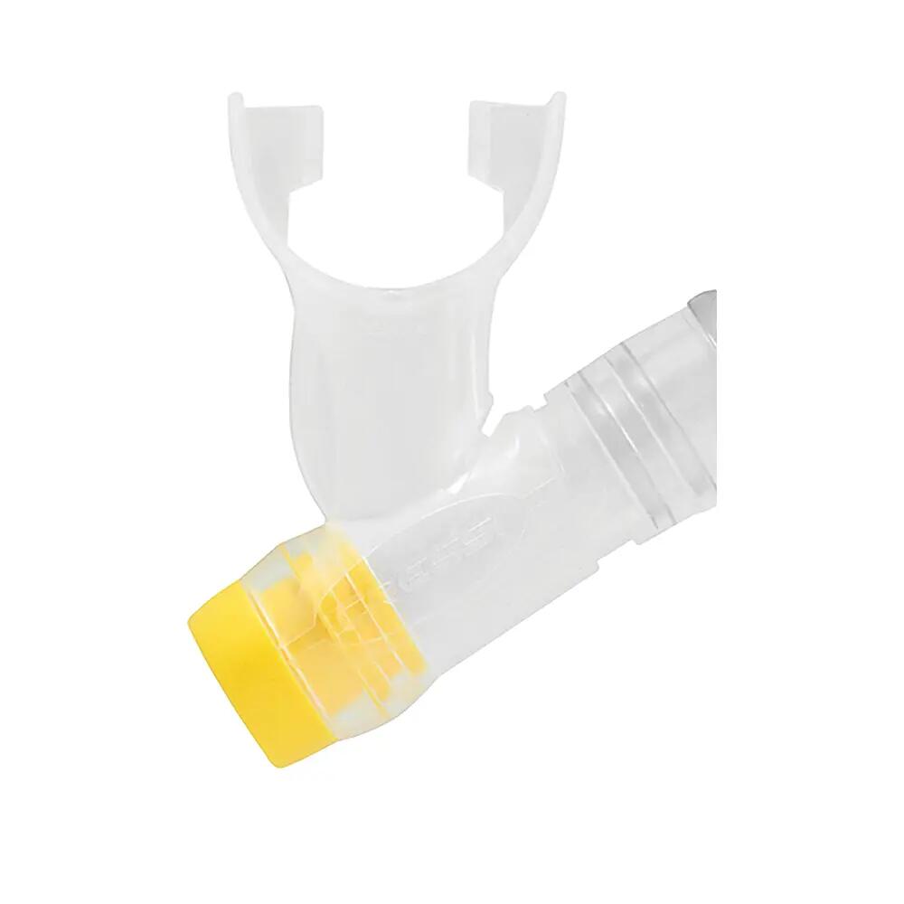 Snorkel Cressi Top Junior Transparent/Jaune 3/4