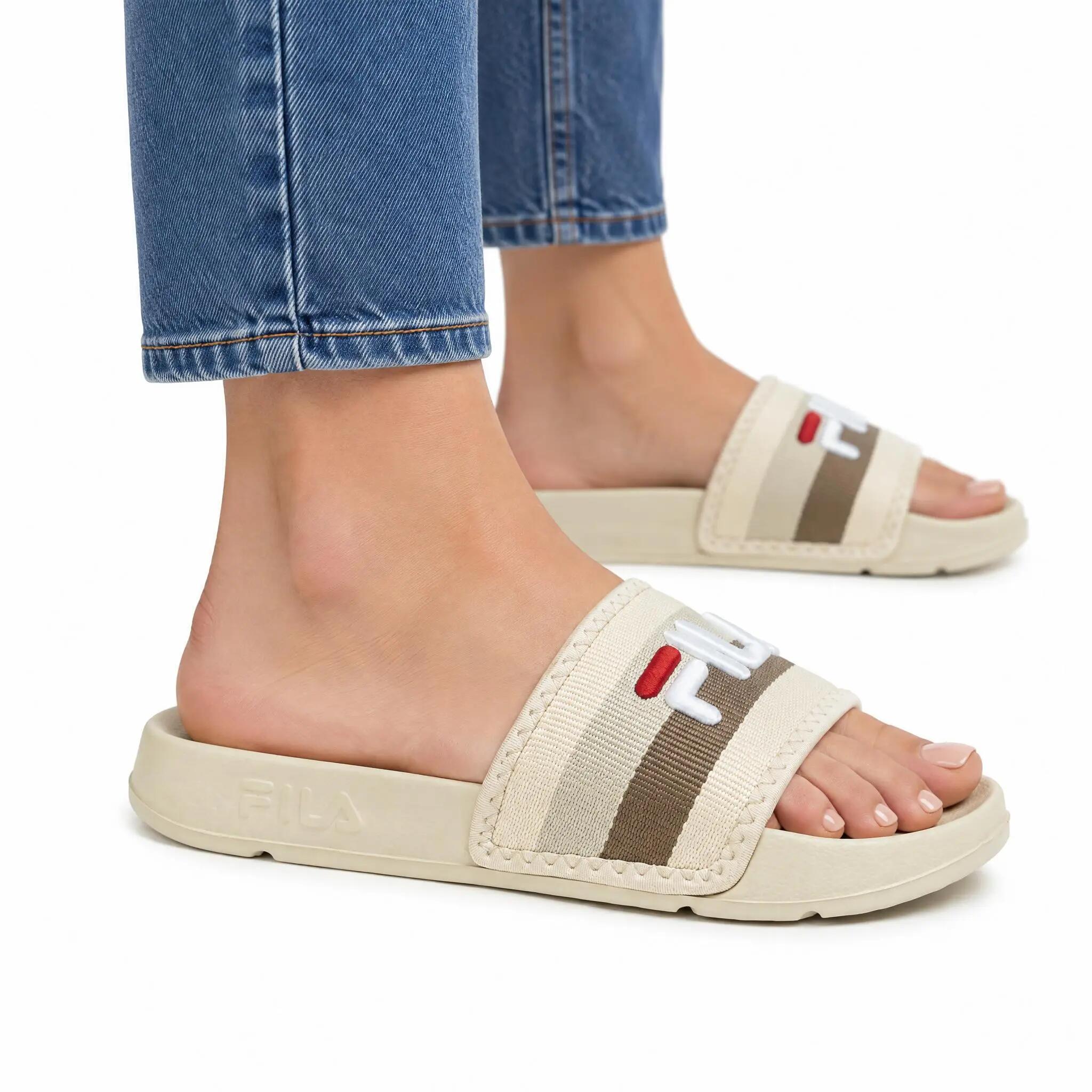 Ciabatte FILA Morro Bay Stripes Slipper Wmn da donna Infradito da Tessuto 5/5