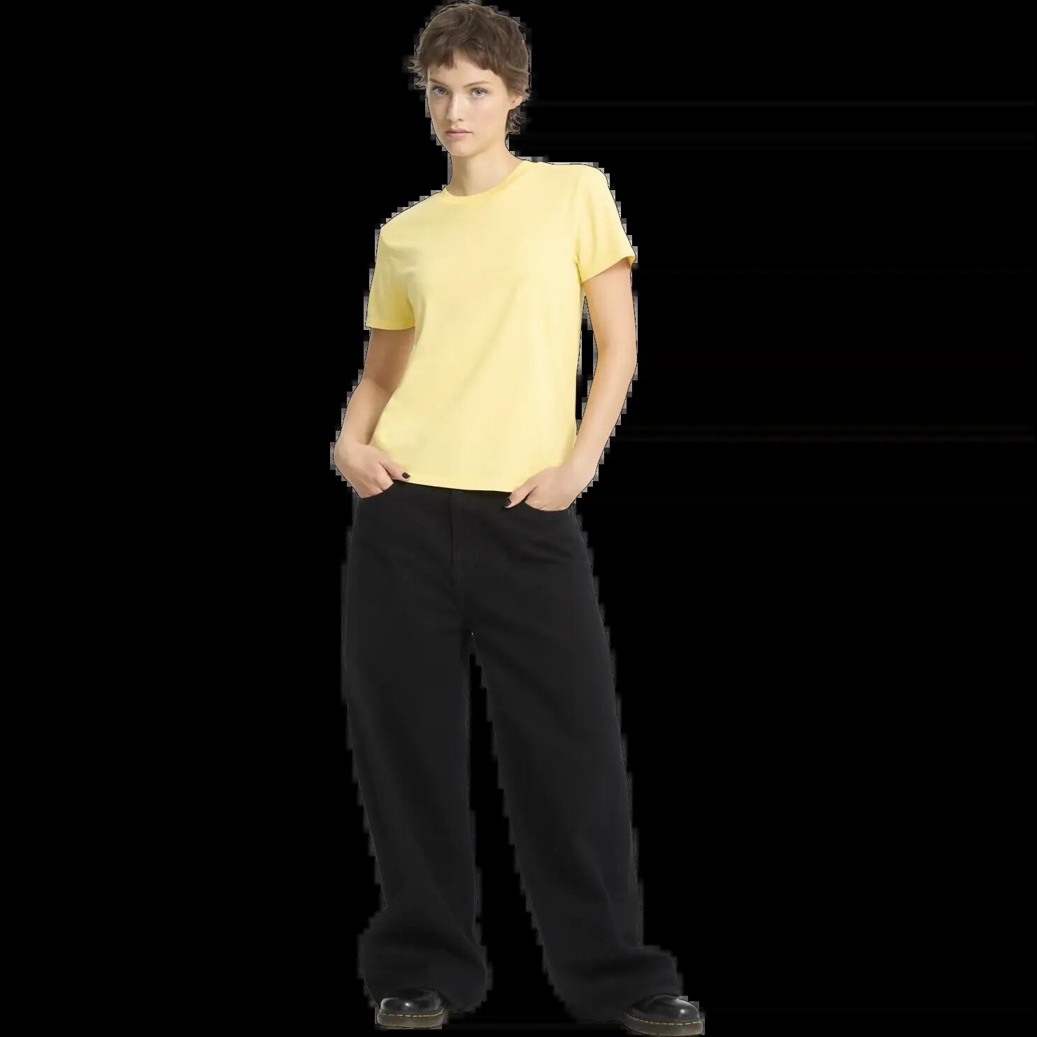 T-shirt Volcom Solid Stone Amarelo Amanhecer 6/6