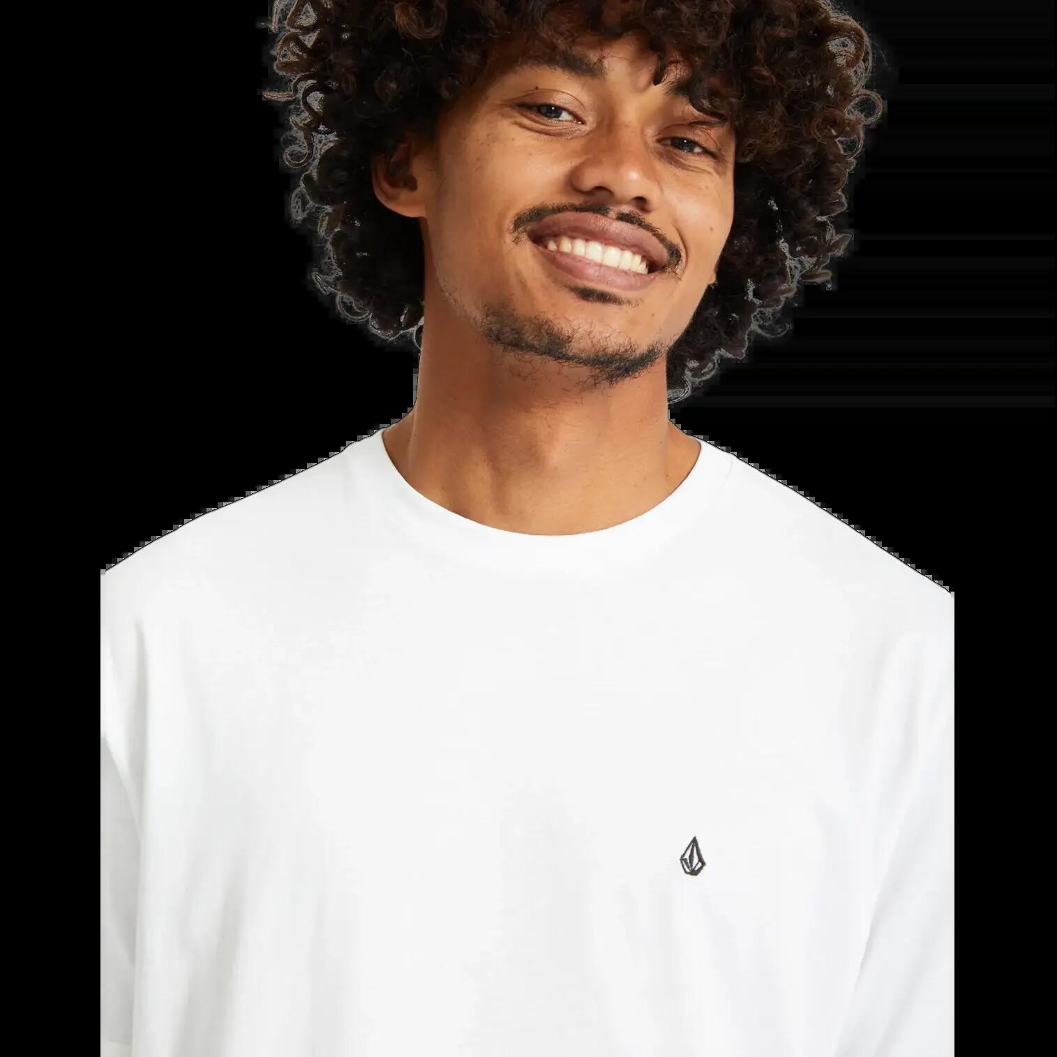 Camiseta Volcom Stone Blanks Blanco 5/7
