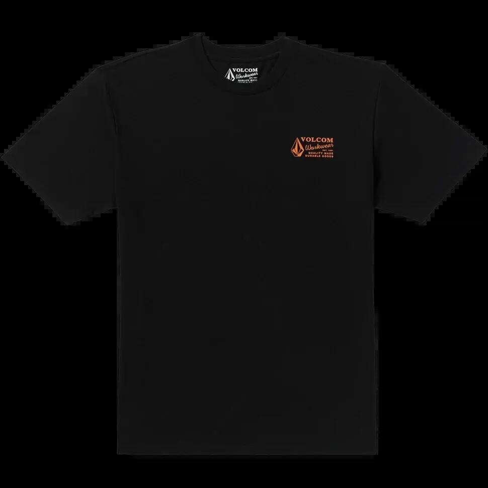 T-shirt Volcom Workwear Noir Brindle 6/7