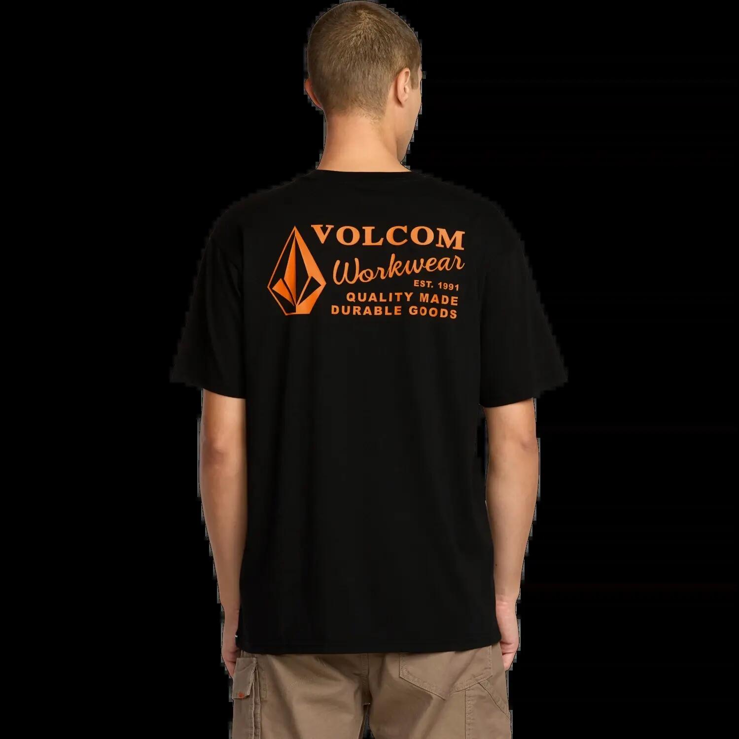 T-shirt Volcom Workwear Noir Brindle 2/7