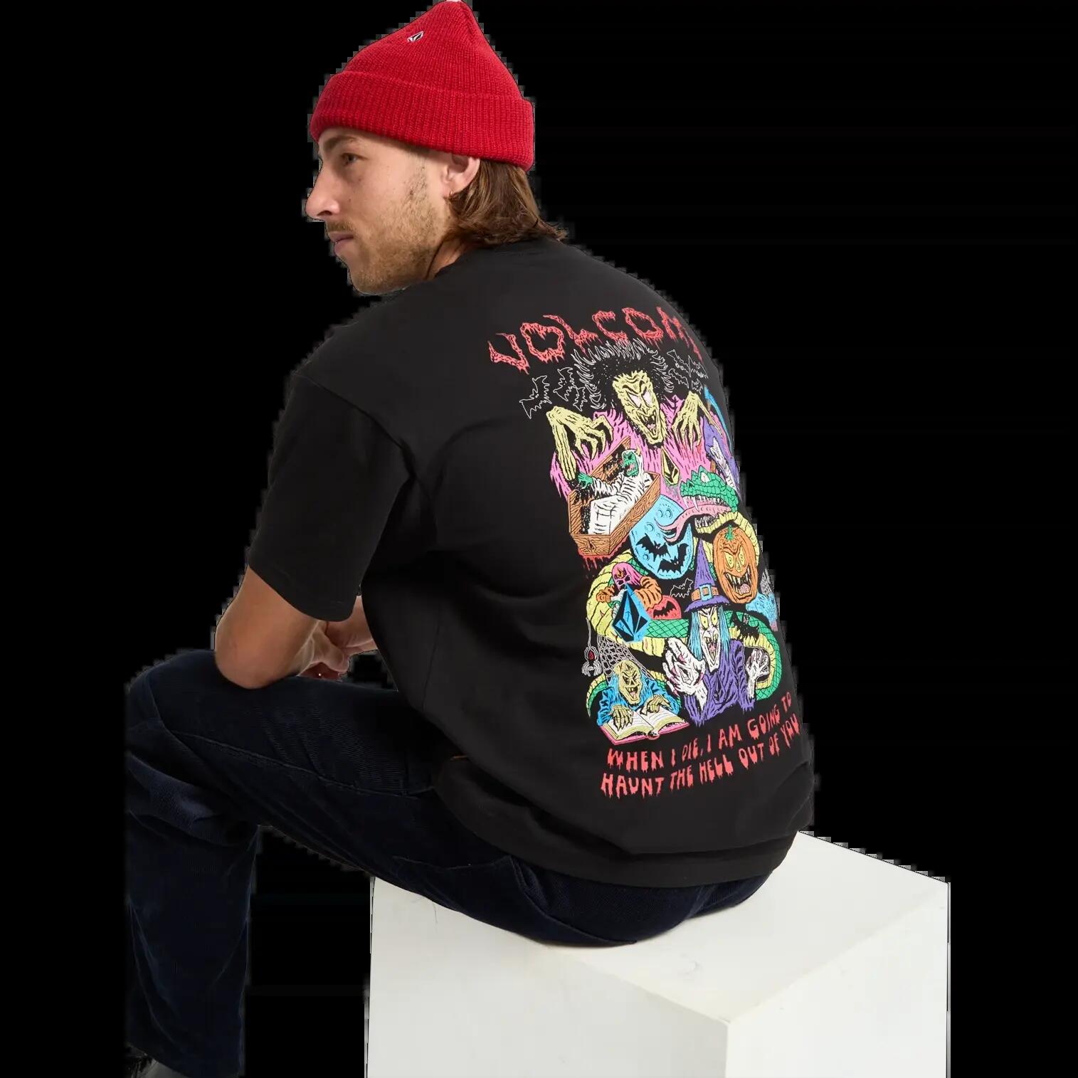 T-shirt Volcom J.J. Villard Preto 6/7
