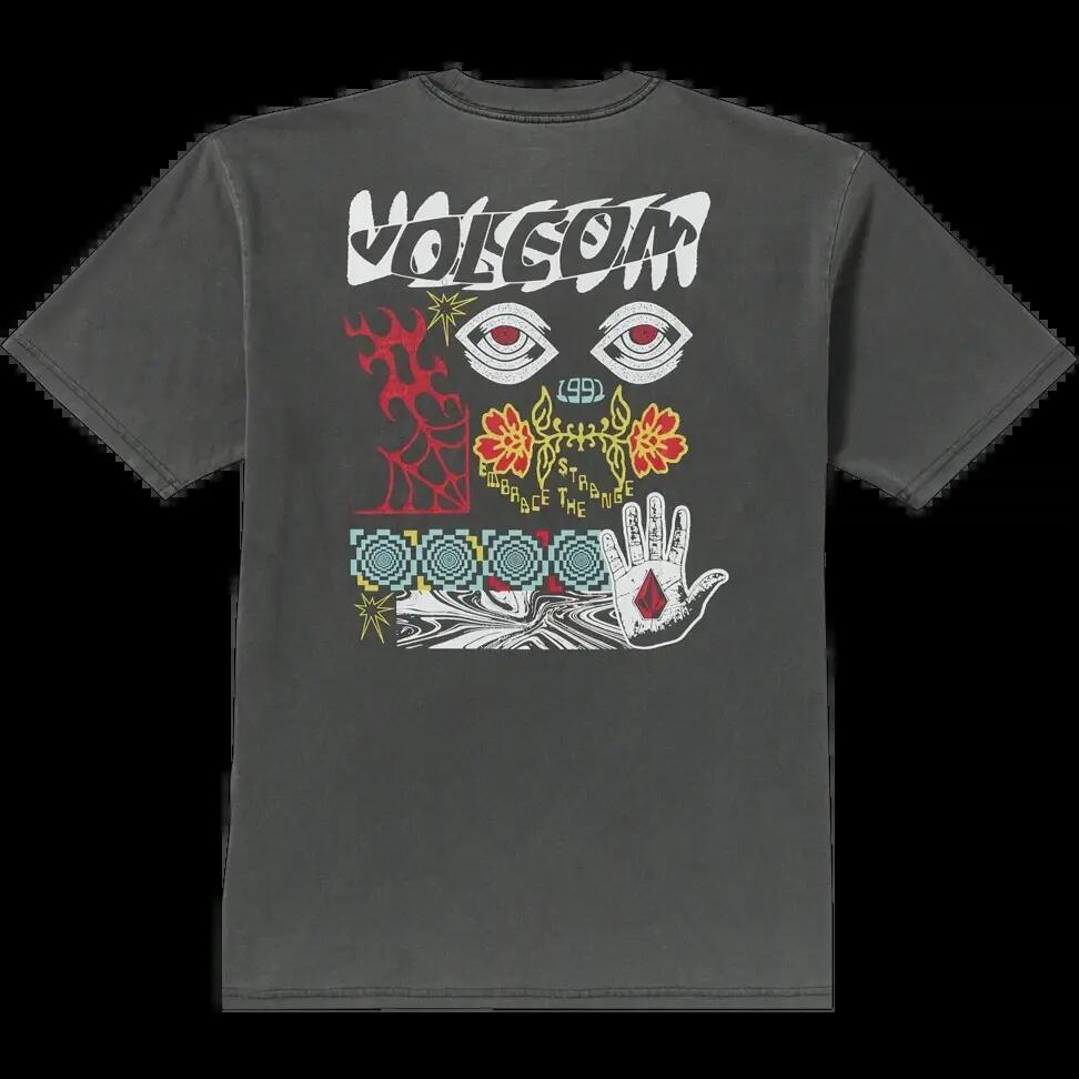 T-shirt Volcom Brain Mix Cinza Escuro 7/7