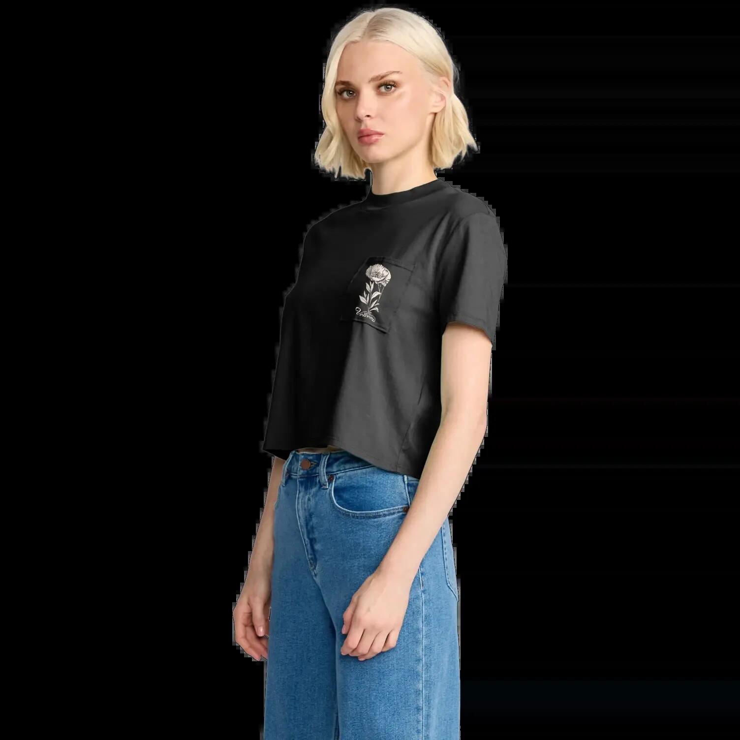 T-shirt Volcom Pocket Dial Preto Vintage 3/5