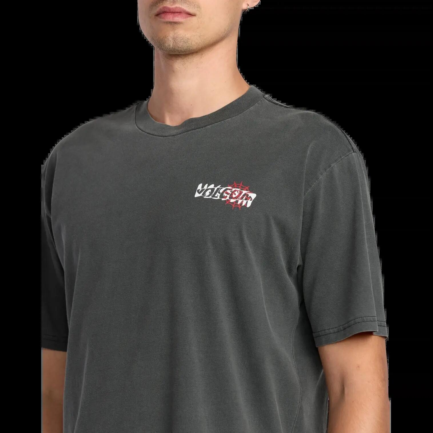 T-shirt Volcom Brain Mix Cinza Escuro 4/7